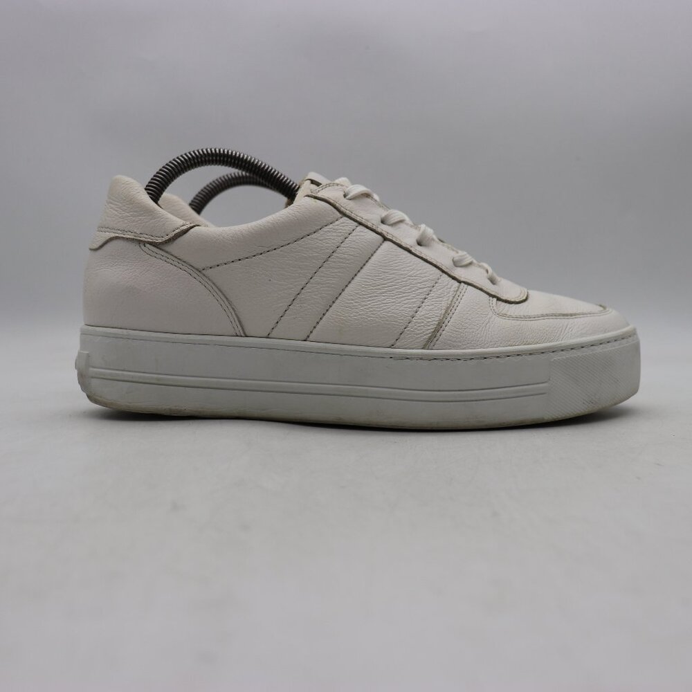 Paul Green Unity Platform Women's UK 7.5 US 10 White Leather Casual Sneakers